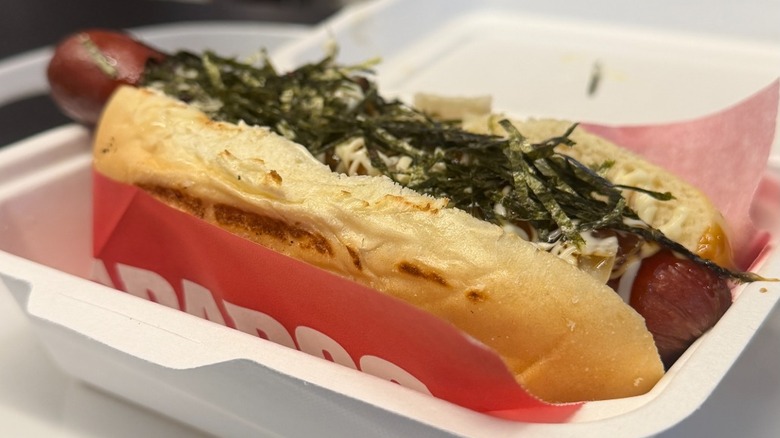 wagyu terimayo Japadog in takeout box