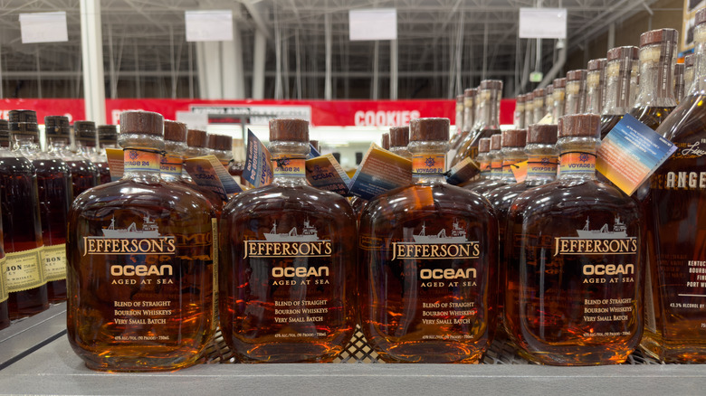 Jefferson's Ocean bourbon on display