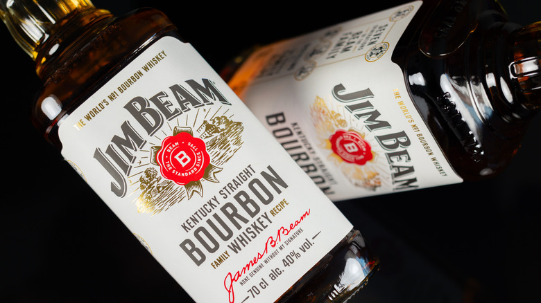 Jim Beam Bourbon bottles