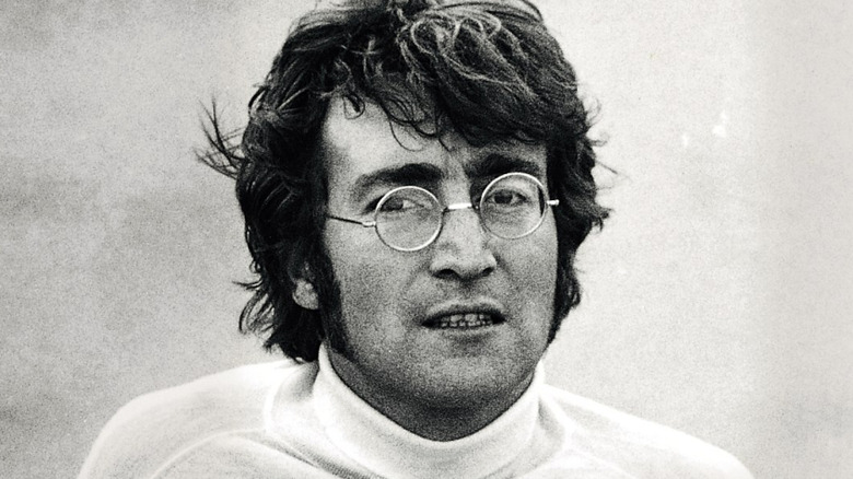 John Lennon with glasses