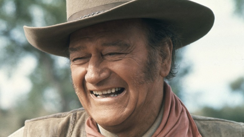 John Wayne in a cowboy hat