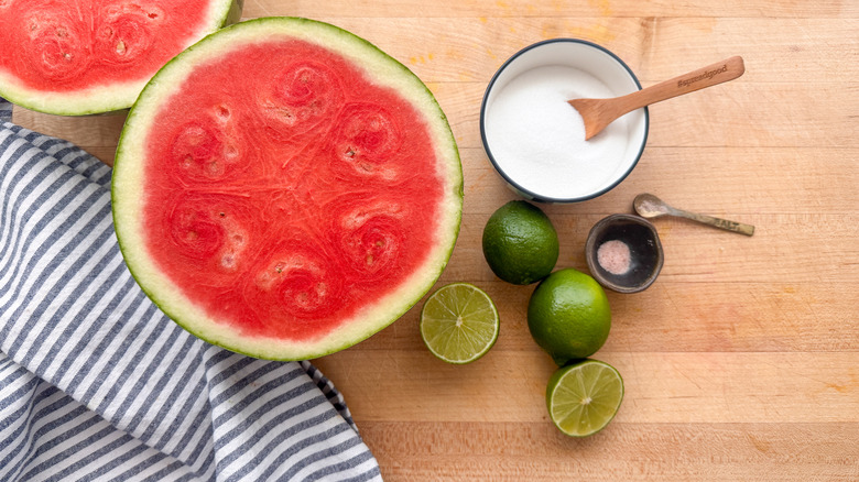 Watermelon sorbet ingredients
