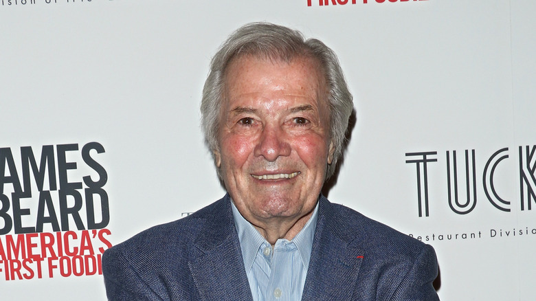 Jacques Pépin at a James Beard event