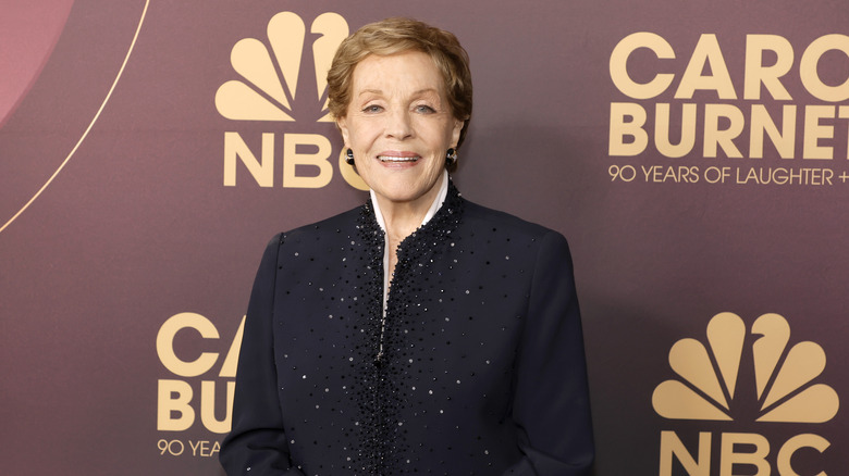 Julie Andrews on a red carpet
