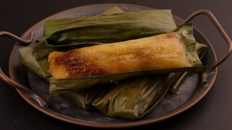 Suman made from cassava