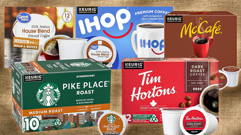 A selection of K Cups