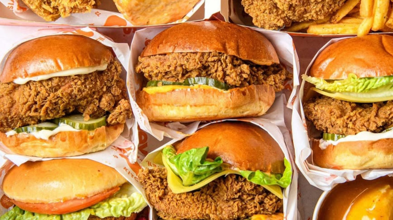 Popeyes chicken sandwiches