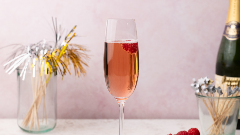 kir imperial new years cocktail