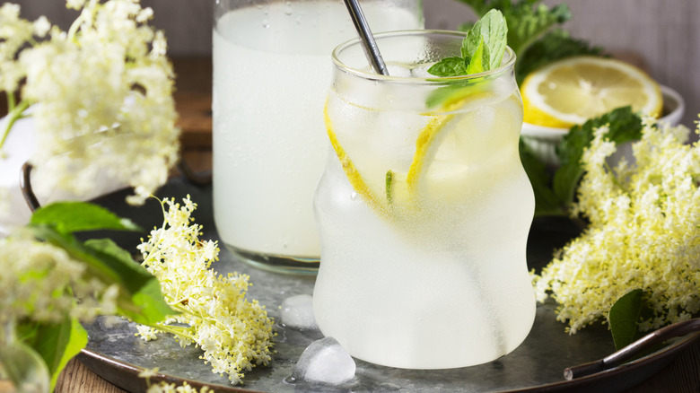glass of lemonade