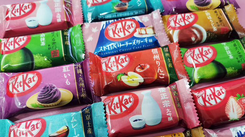 multi-flavored Kit Kat bars