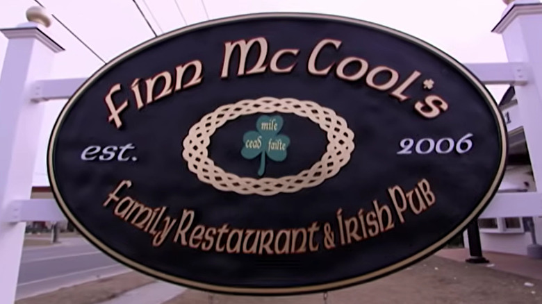 Finn McCool's signage