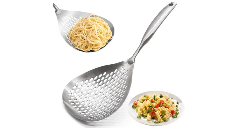 A Kaycrown skimmer slotted spoon