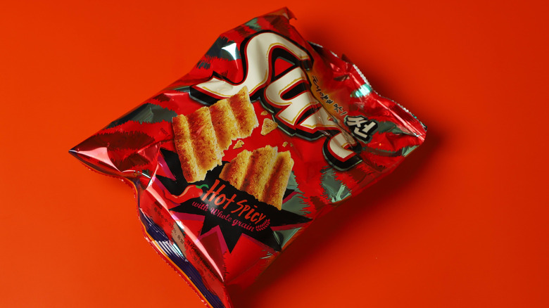Spicy varietal of Korean Sun Chips