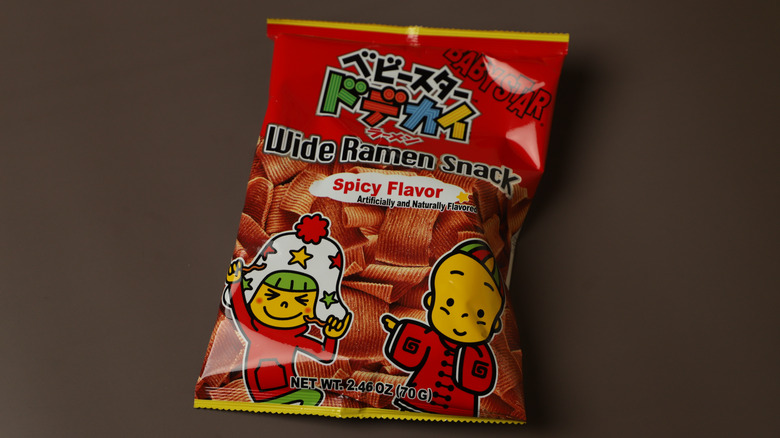 Bag of spicy Wide Ramen