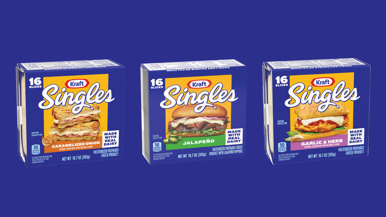 Kraft Singles new flavors line-up 