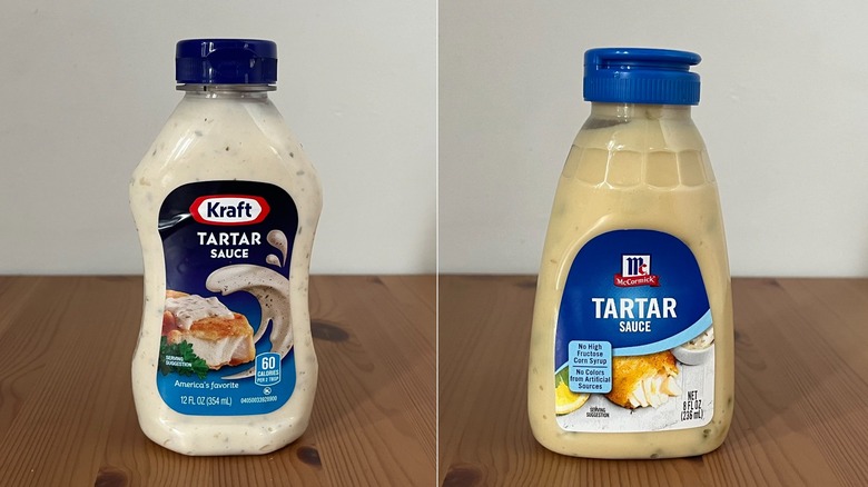 Kraft and McCormick tartar sauces.
