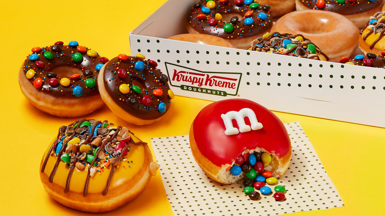 Krispy Kreme M&M's Doughnuts