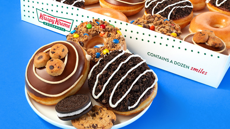 Krispy Kreme cookie collaboration doughnuts