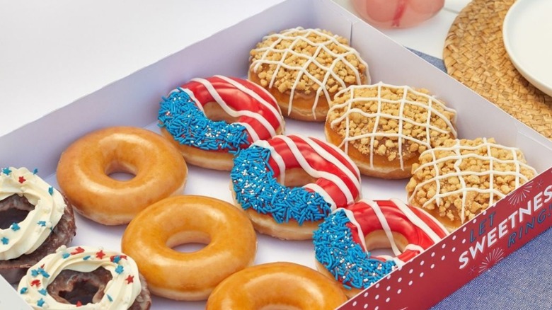 Krispy Kreme patriotic donuts