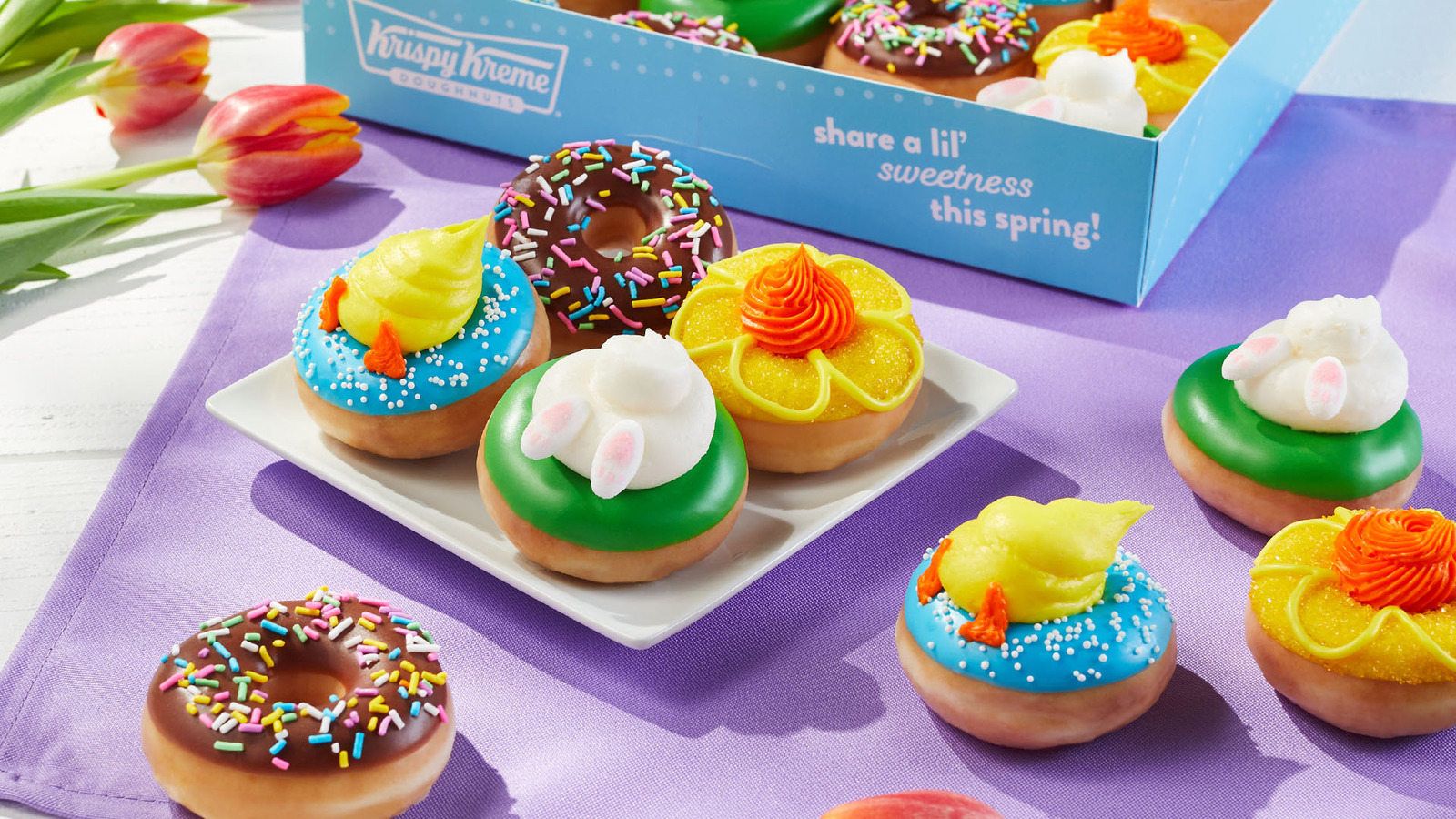 Krispy Kreme Introduces 4 New Mini Donuts For Spring – Tasting Table