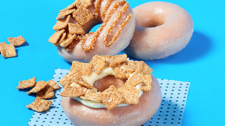 Krispy Kreme Cinnamon Toast Crunch donuts
