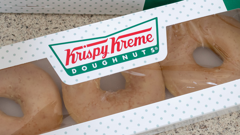 Krispy Kreme donuts in packaging