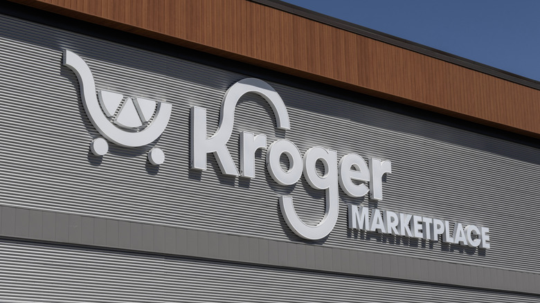 Kroger marketplace sign