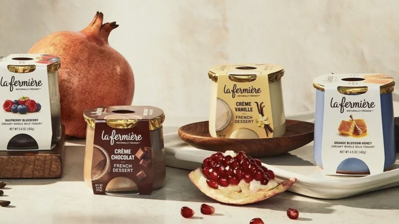 Variety of La Fermière products