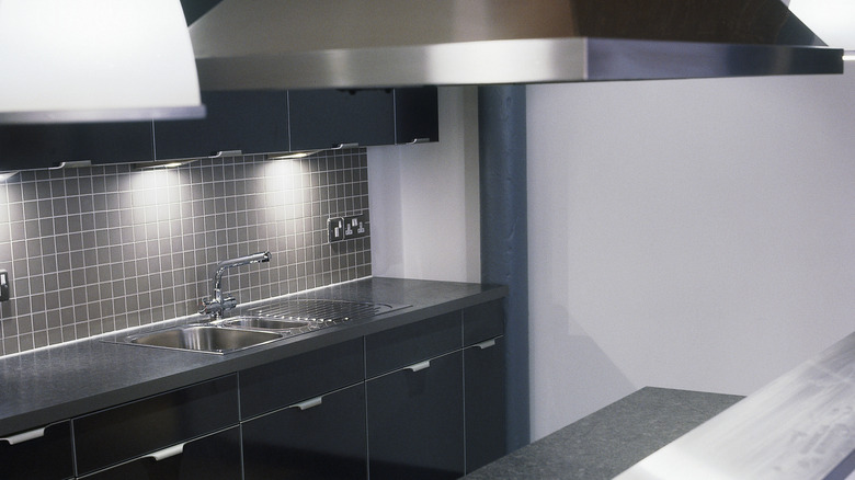 modern kitchen steel