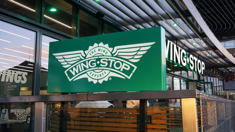 Wingstop sign outside of store