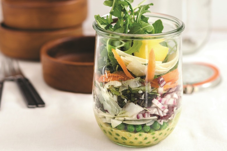 Easy Lunch Recipe: 9-Layer Salad with Creamy Curry Dressing