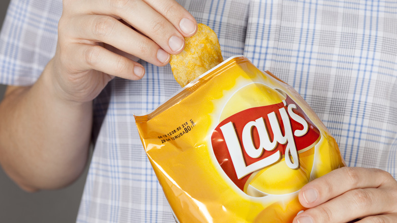 variety of Lay's potato chip international flavors