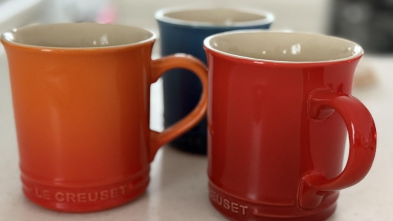 Three Le Creuset Vancouver Mugs