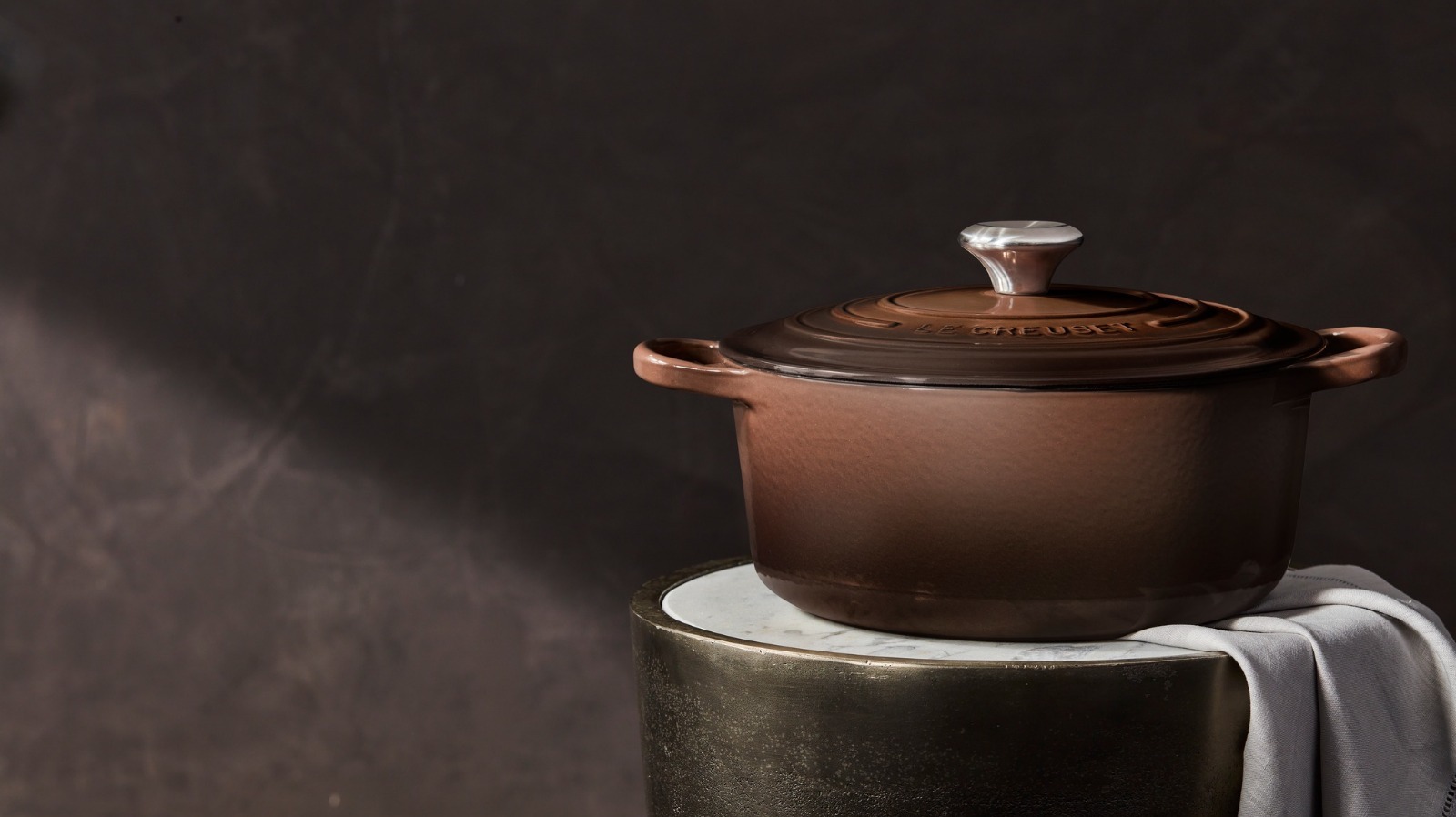 Le Creuset's Lush New Cookware Color Is Inspired By Chocolate Ganache