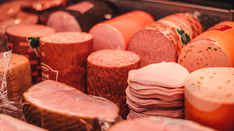 selection of deli meat