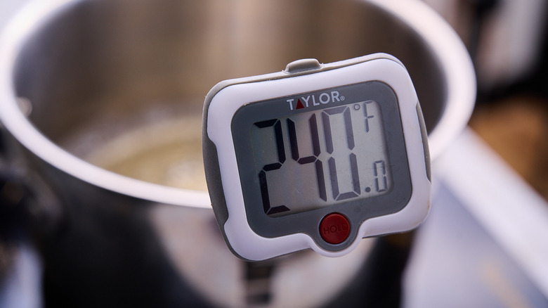 thermometer reading 240 degrees