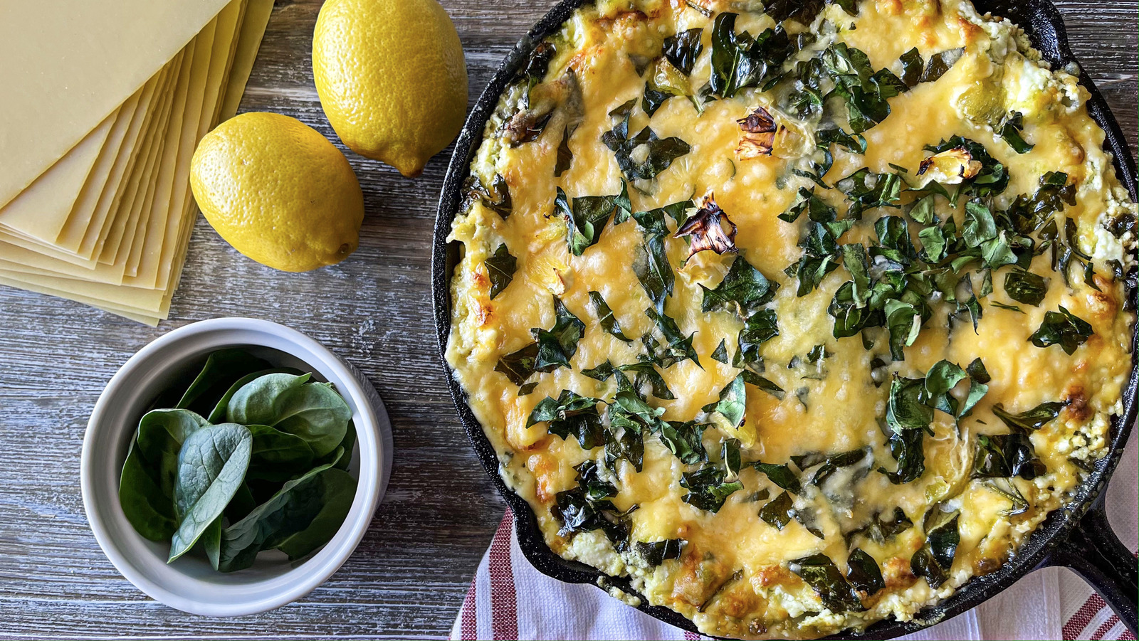 Lemony Spinach Pistou Lasagna Recipe