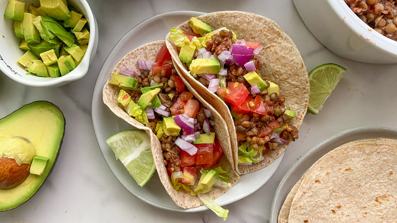 Lentil-Walnut Vegan Tacos Recipe