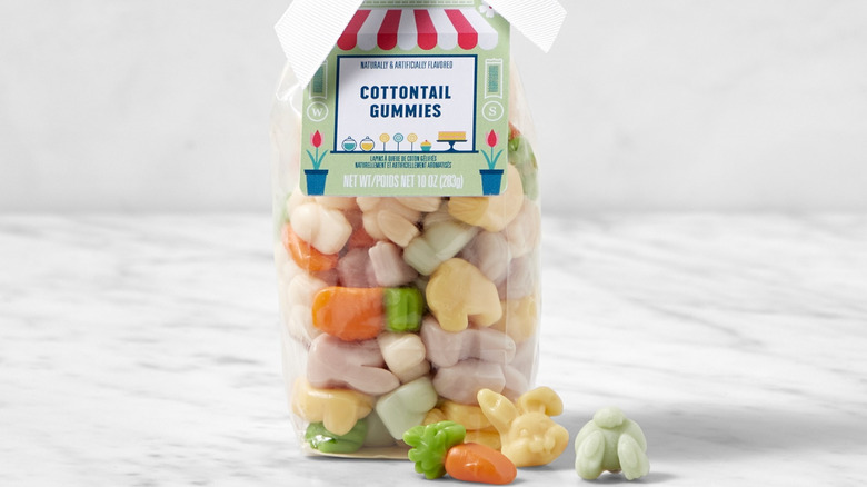 Bag of Easter-themed gummies