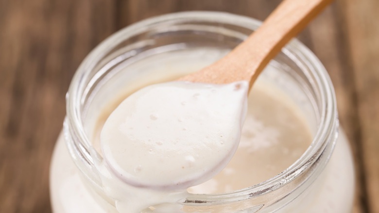 Sourdough Starter in a Jar