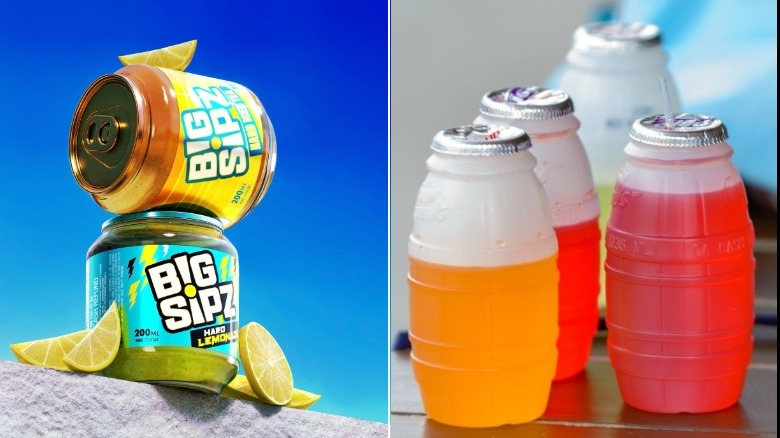 Big Sipz and bottles of HUG juices