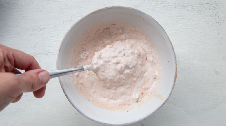 sour cream in a bowl