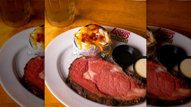 Logan's Roadhouse's prime rib