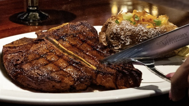 LongHorn Steakhouse steaks