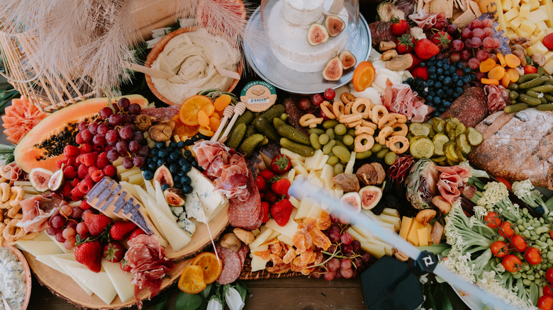 colorful charcuterie board