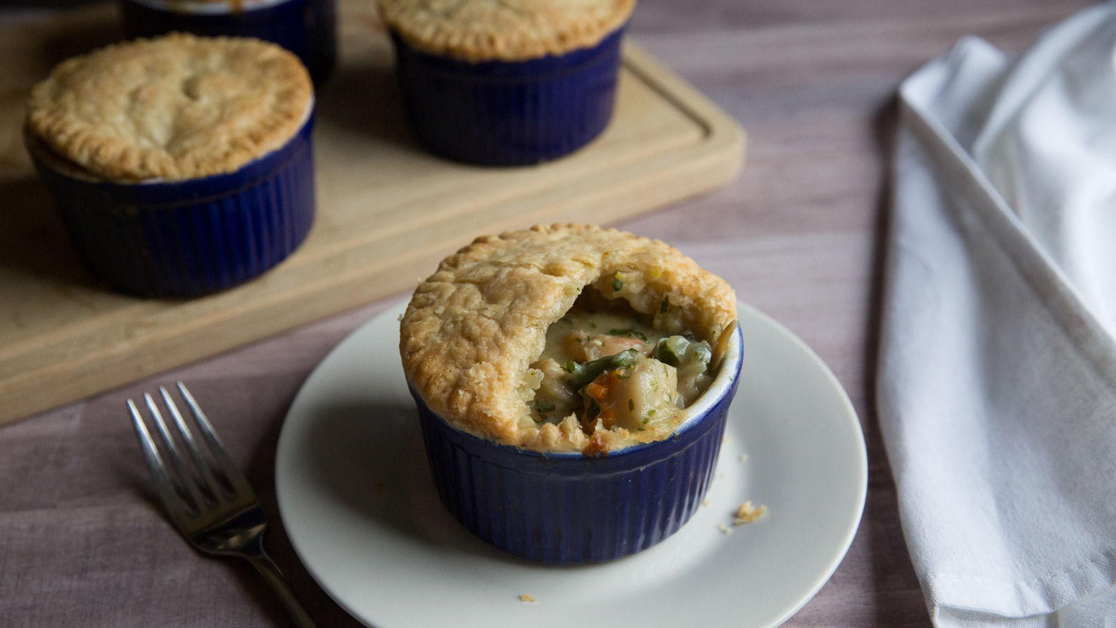 Luxurious Mini Seafood Pot Pies Recipe