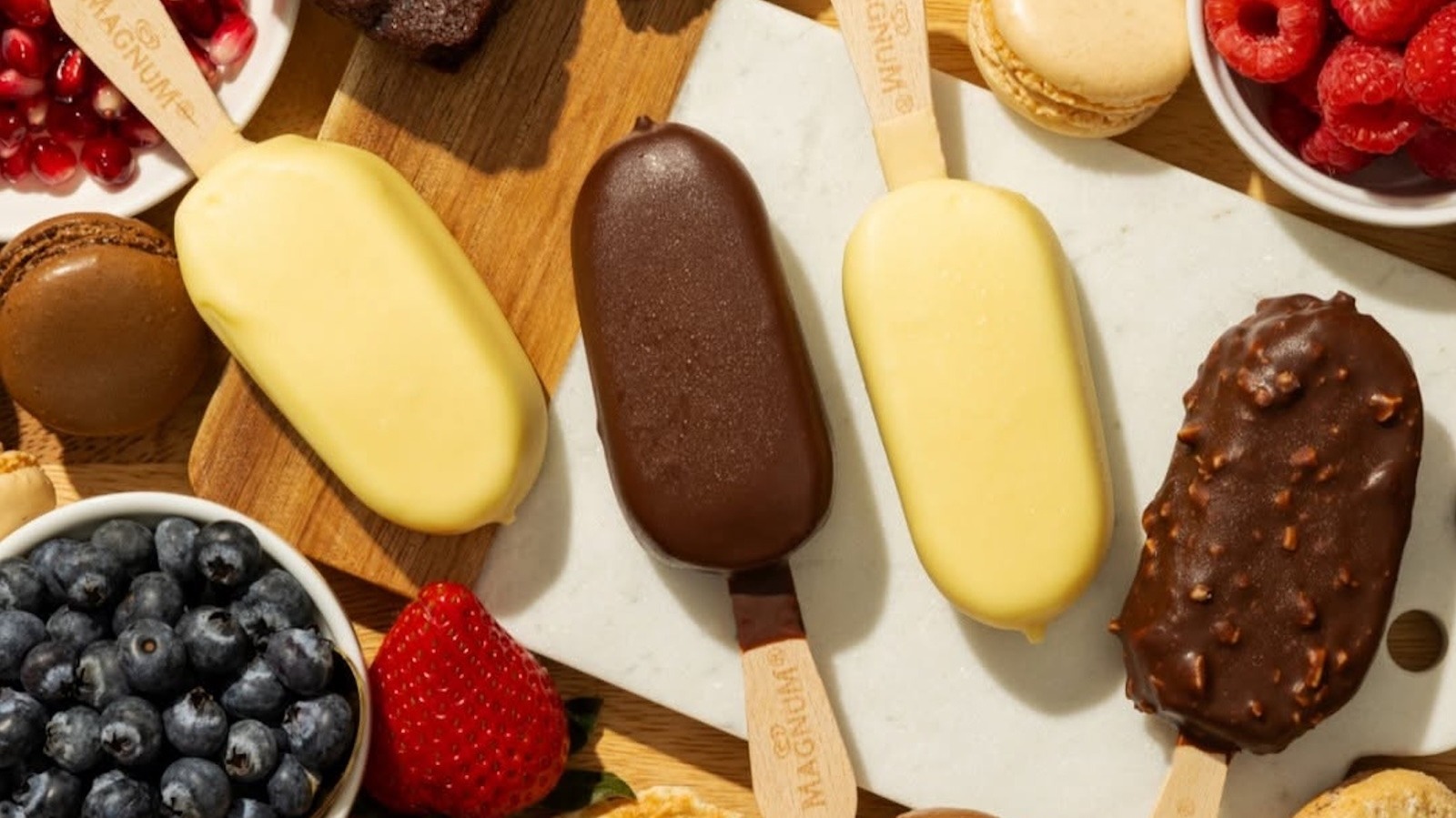 Magnum's Hands-Down Best Ice Cream Is An Iconic Treat With A Fruity Twist