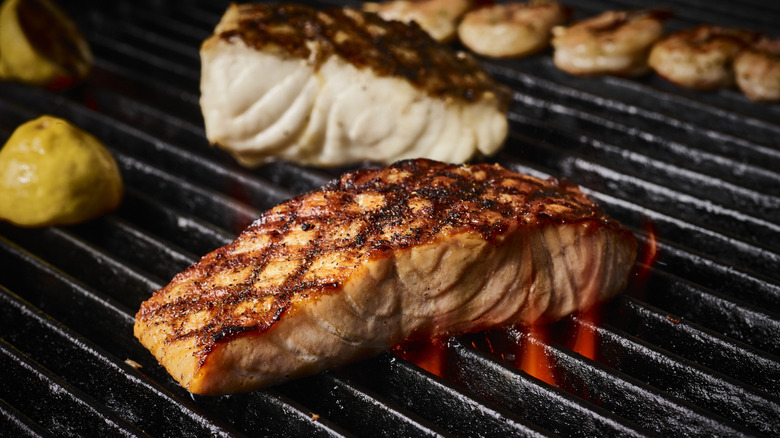 Bonefish Grill wood-grilled salmon