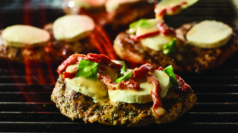 Carrabba's Italian Grill Chicken Bryan on a grill