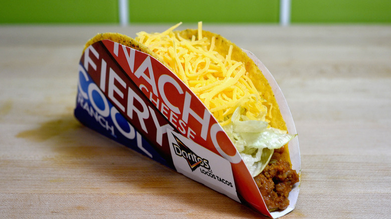 A Taco Bell taco